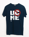 Shop You Can't See Me Half Sleeve T-Shirt (WWEL)-Front
