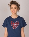 Shop Young At Heart Boyfriend T-Shirt-Front