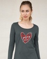 Shop Young At Heart Scoop Neck Full Sleeve T-Shirt-Front
