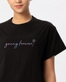 Shop Young Forever Army Boyfriend T-Shirt-Front