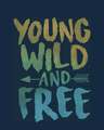 Shop Young Wild Free Colorful Boyfriend T-Shirt