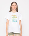 Shop Young Wild Free Colorful Boyfriend T-Shirt-Front