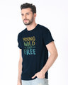 Shop Young Wild Free Colorful Half Sleeve T-Shirt-Design