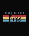 Shop Young Wild Free Stripes Boyfriend T-Shirt-Full