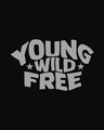 Shop Young & Wild Round Neck 3/4 Sleeve T-Shirt Black