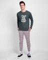 Shop Your Right Full Sleeve T-Shirt Nimbus Grey-Design