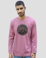 Shop Your Way Full Sleeve T-Shirt-Frosty Pink-Front