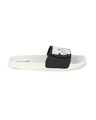 Shop Men's White Yuji Itadori Velcro Sliders-Design