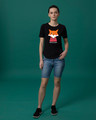 Shop Zero Fox Basic Round Hem T-Shirt-Full