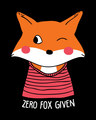 Shop Zero Fox Round Neck 3/4th Sleeve T-Shirt