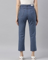 Shop Women's Blue Cotton Mom Fit Clean Look Jeans-Design