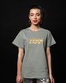 Shop Ziddi Boyfriend T-Shirt-Front
