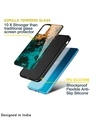 Shop Zig-Zag Printed Premium Glass Cover For OnePlus 7 (Impact Resistant, Matte Finish)-Design