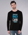 Shop Zindagi Badi Honi Chahiye Full Sleeve T-Shirt-Front