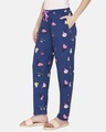 Shop Women's Navy Blue Oceana Annversary Knit Poly Pyjamas-Design