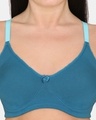 Shop Basics Double Layered Non Wired 3/4th Coverage Bra   Seaport-Full