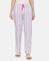 Shop Women's Petit Four Jigsaw Jungle Knit Cotton Pyjamas-Front