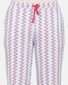 Shop Women's Petit Four Jigsaw Jungle Knit Cotton Pyjamas-Full