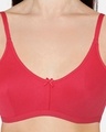Shop Rosaline Double Layered Non Wired 3/4th Coverage Anti Microbial Finish T Shirt Bra-Full