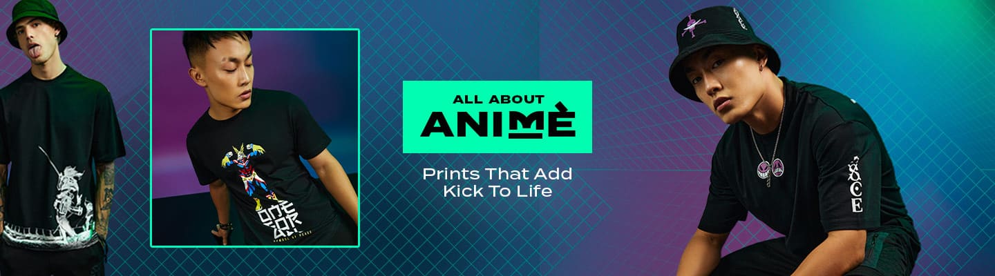 Anime Merch - Buy Anime T-Shirts, Hoodies & Bags at Bewakoof