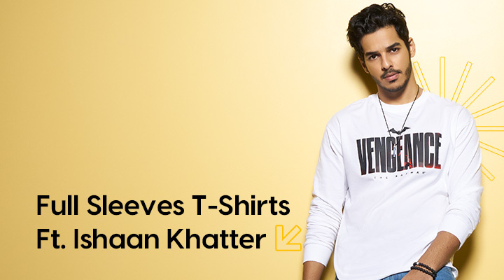 Buy Full Sleeve T-Shirts: Buy Oversized Long Sleeved T-shirt Online at Best  Prices