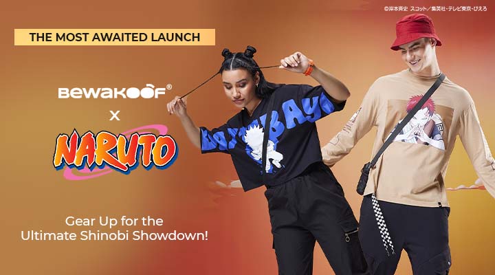 Official Naruto Merchandise - Buy Naruto T-shirts online in India