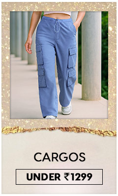 women cargos under 1299