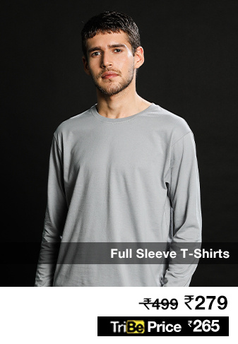 Men's Plain Full Sleeve T Shirts