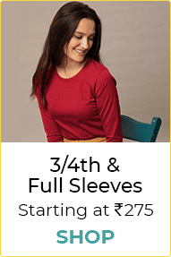 3/4 Sleeve T Shirts for Women