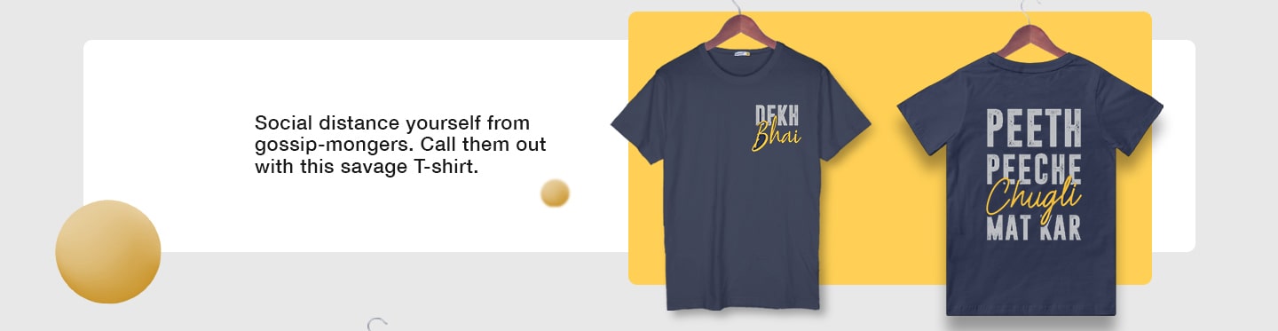 Chugli Mat Kar Half Sleeve T-Shirts