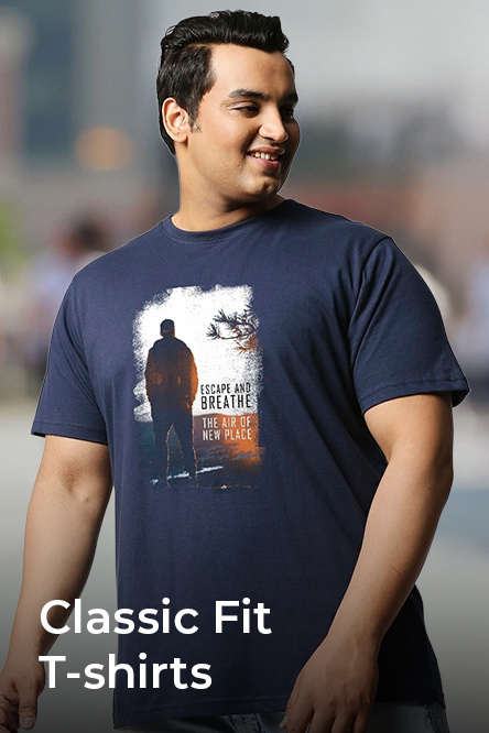 plus size men classic fit 