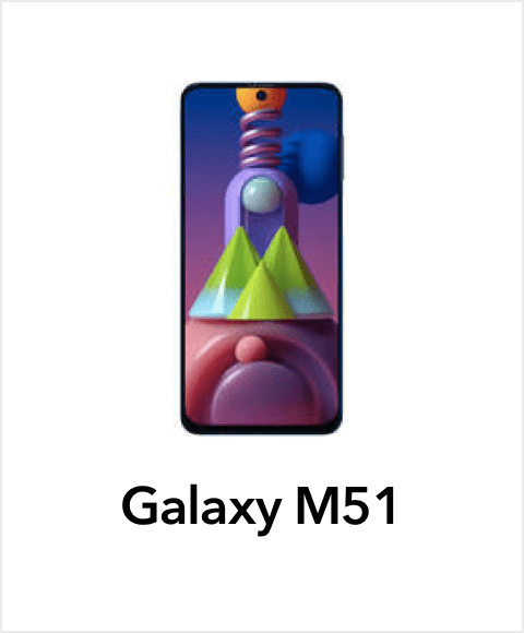 Samsung M51 Glass Back Cover