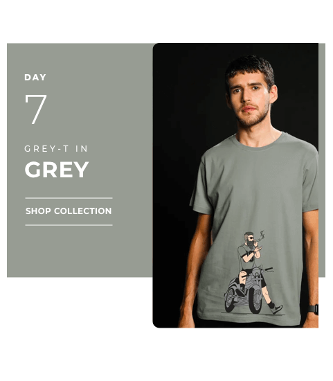 Navratri 2019 Day 5 - Grey Color