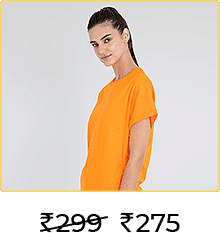 Neon Orange Boyfriend T-Shirt