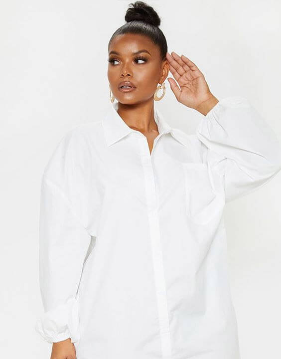 Plus Size oversized shirt Outfits for Women