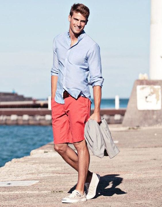 Men Casual Fashion Chino Cargo Shorts Pants Multi Pockets Summer Beach  Trousers  eBay