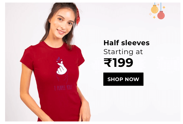 Half Sleeve T-Shirts for Women