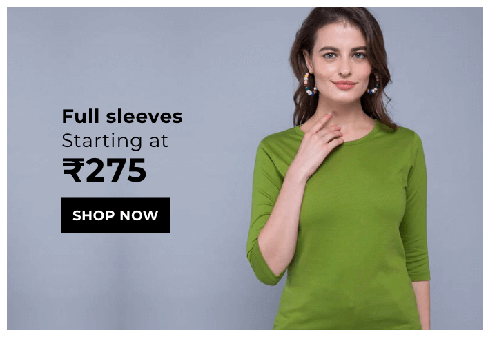 Full Sleeve T-Shirts for Women