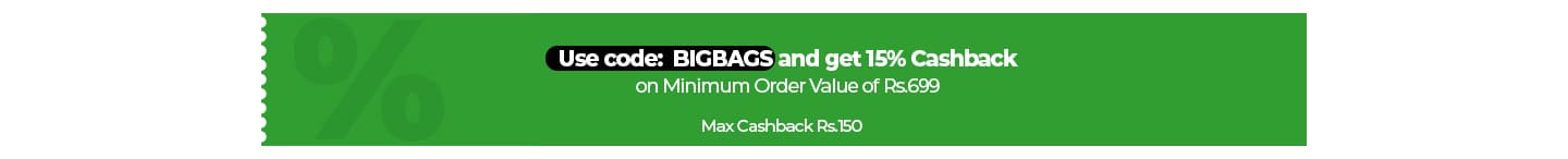 15% Cashback Offer