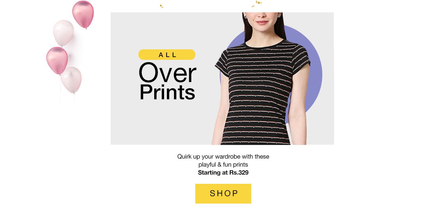 All Over Prints T-Shirts for Women