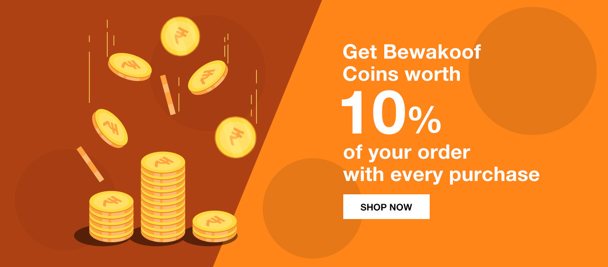 Bewakoof Coupon &amp; Gift Code- Get Assured 10% Cash back On ...