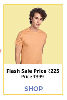 Apricot Orange Half Sleeve T-Shirt