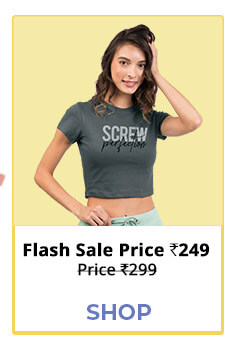 Screw Perfection Round Neck Crop Top T-Shirt