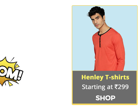 Henley T-Shirts for Men