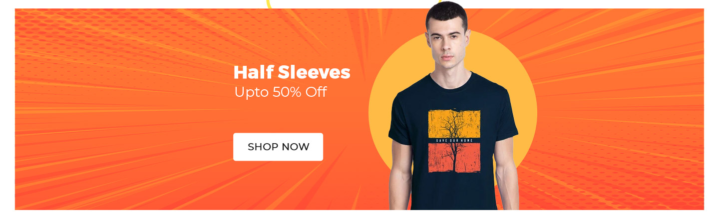 Half Sleeve T-Shirts for Men