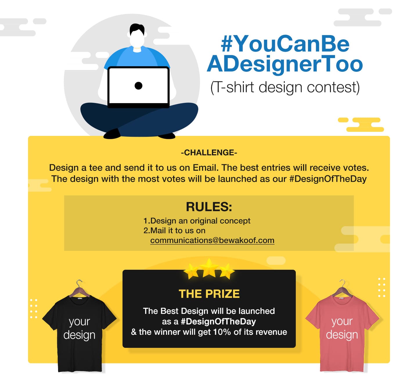 T-Shirt Design Contest By Bewakoof.com