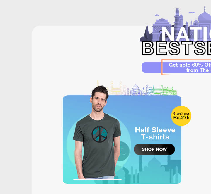 Half Sleeve T-Shirts for Men