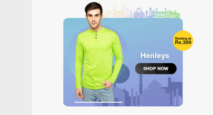 Henley T-Shirts for Men