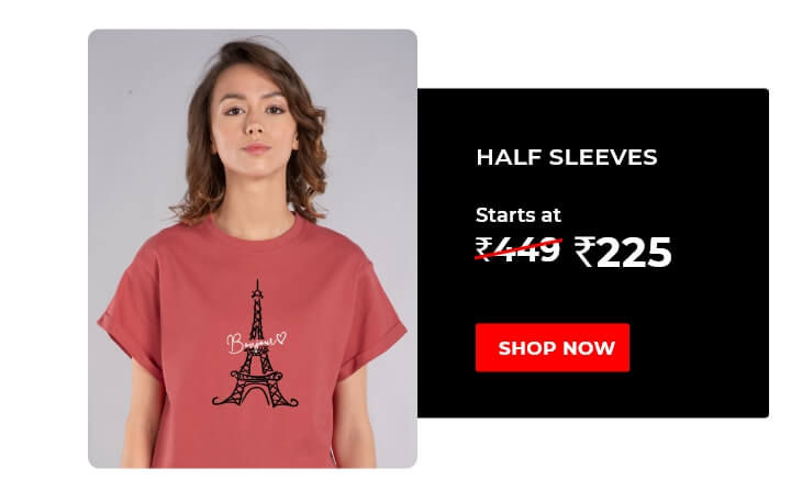 Half Sleeve T-Shirts for Women