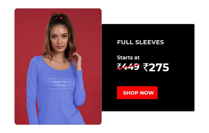 Full Sleeve T-Shirts for Women